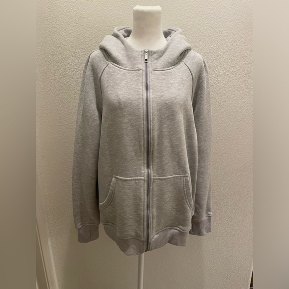 Women’s Grey Zip up hoodie - Picture 3 of 5